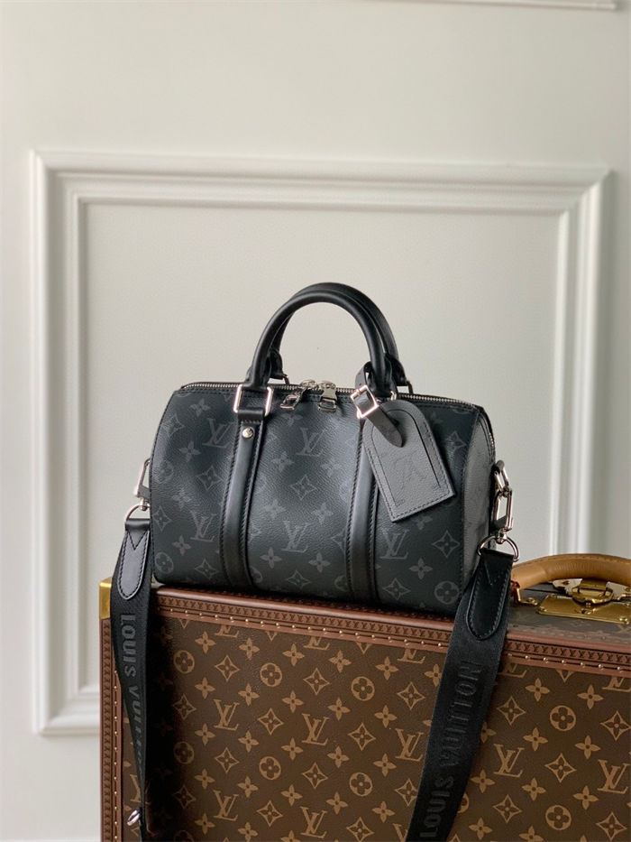 Louis Vuitton Keepall Bandoulière 25 Monogram Eclipse M46271 High