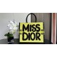 LARGE Dior BOOK TOTE Miss Dior Graffiti Embroidery High