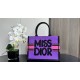 MEDIUM Dior BOOK TOTE Miss Dior Graffiti Embroidery High