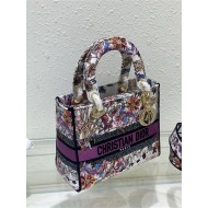 MEDIUM LADY D-LITE BAG Dior 4 Saisons Été Embroidery High