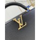 Louis Vuitton Capucines East-West MM Grained calfskin M48865/M24664 Black High