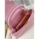 Louis Vuitton Capucines East-West MM Grained calfskin M48865/M24664 Pink High