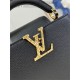 Louis Vuitton Capucines East-West Mini Grained calfskin M48865/M24671 Black High