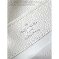 Louis Vuitton Capucines East-West Mini Grained calfskin M48865/M24671 White High