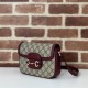 Gucci Horsebit 1955 mini bag 815205 Burgundy High