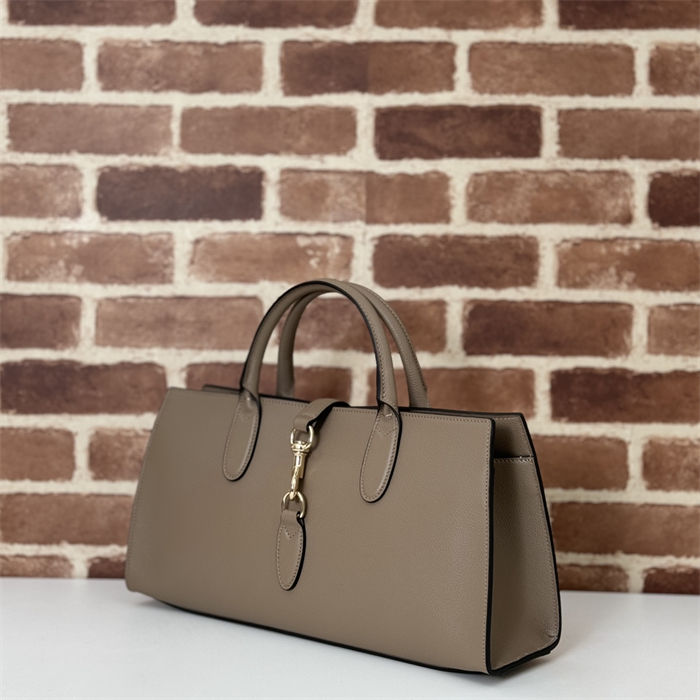 Gucci Medium tote bag with hook closure 795282 Beige High