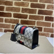 Gucci Padlock small GG shoulder bag 409487 Blue High