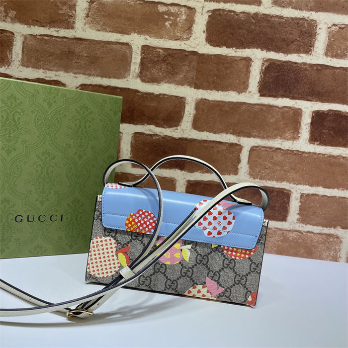 Gucci Padlock Mini bag 652683 Print Blue High