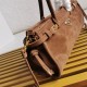 Prada Medium Suede handbag 1BA426 High