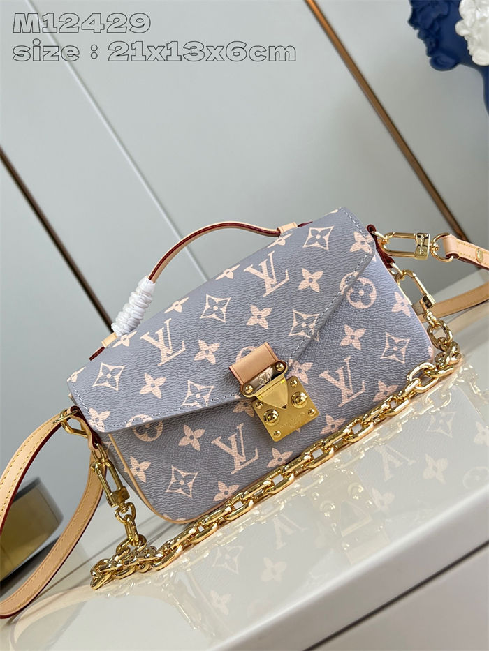 Louis Vuitton POCHETTE MÉTIS EAST WEST Monogram coated canvas Parisian M12429 High