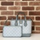 Gucci OPHIDIA MINI TOTE BAG GG Supreme canvas 811716 Grey-Blue High