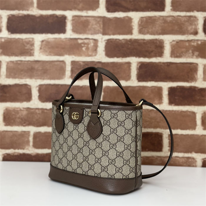 Gucci OPHIDIA MINI TOTE BAG GG Supreme canvas 811716 Beige High