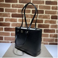 Gucci OPHIDIA SMALL TOTE BAG Leather 765043 Black High