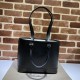 Gucci OPHIDIA SMALL TOTE BAG Leather 765043 Black High