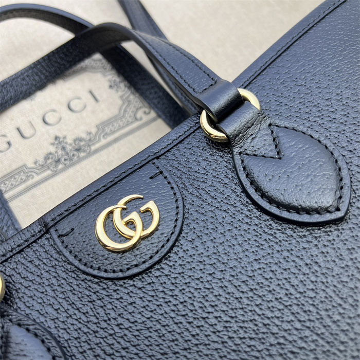 Gucci OPHIDIA SMALL TOTE BAG Leather 765043 Black High