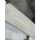 DIOR TOUJOURS BAG SMALL Macrocannage Calfskin Stone Gray High