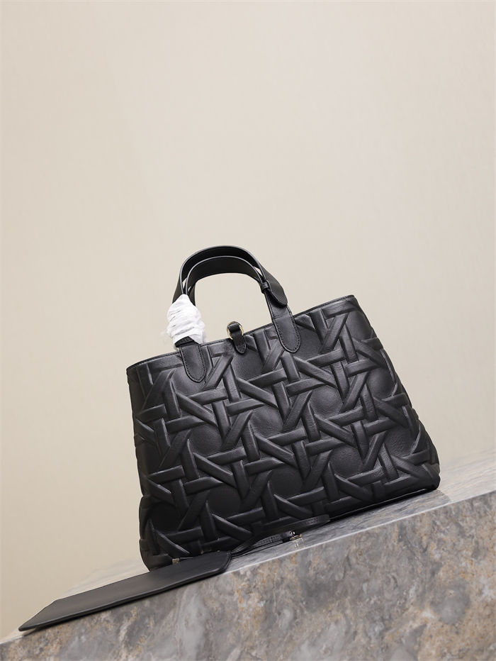 DIOR TOUJOURS BAG LARGE Graphic Cannage Calfskin Black High