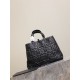 LARGE DIOR TOUJOURS BAG Graphic Cannage Calfskin Black High