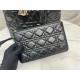 DIOR TOUJOURS BAG LARGE Macrocannage Calfskin Black High