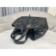 LARGE DIOR TOUJOURS BAG Macrocannage Calfskin Black High