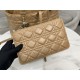 DIOR TOUJOURS BAG LARGE Macrocannage Calfskin Tan High