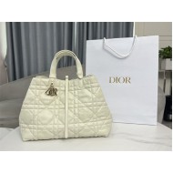 LARGE DIOR TOUJOURS BAG Macrocannage Calfskin Latte High