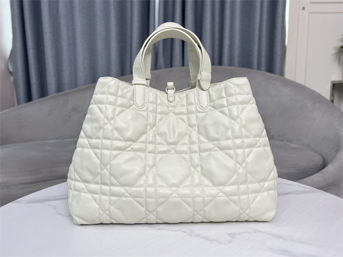 LARGE DIOR TOUJOURS BAG Macrocannage Calfskin Latte High