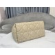 LARGE DIOR TOUJOURS BAG Macrocannage Calfskin Powder Beige High