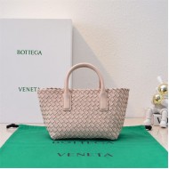 BV Cabat Mini Tote Intreccio leather High