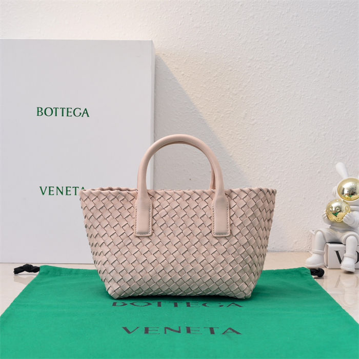 BV Cabat Mini Tote Intreccio leather High