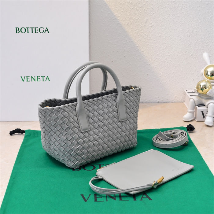 BV Cabat Mini Tote Intreccio leather High