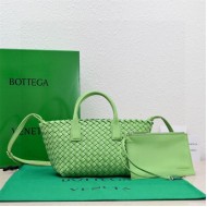 BV Cabat Mini Tote Intreccio leather High