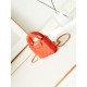 Chanel CLUTCH WITH CHAIN AP3435 Shiny Aged Calfskin & Gold-Tone Metal Orange High