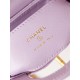 Chanel CLUTCH WITH CHAIN AP3435 Shiny Aged Calfskin & Gold-Tone Metal Purple High