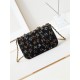 EVENING BAG AS4561 Sequins & Gold-Tone Metal A