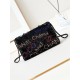 EVENING BAG AS4561 Sequins & Gold-Tone Metal A