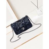 SMALL FLAP BAG AS3269 Sequins & Gold-Tone Metal A