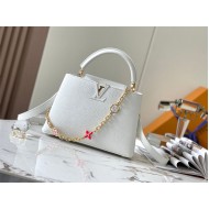 Louis Vuitton Capucines BB Bag Taurillon Leather M20844 White High