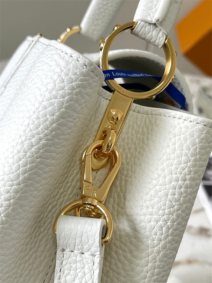 Louis Vuitton Capucines BB Bag Taurillon Leather M20844 White High