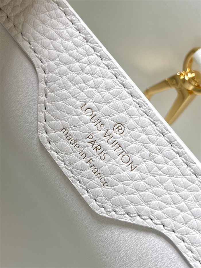 Louis Vuitton Capucines BB Bag Taurillon Leather M20844 White High