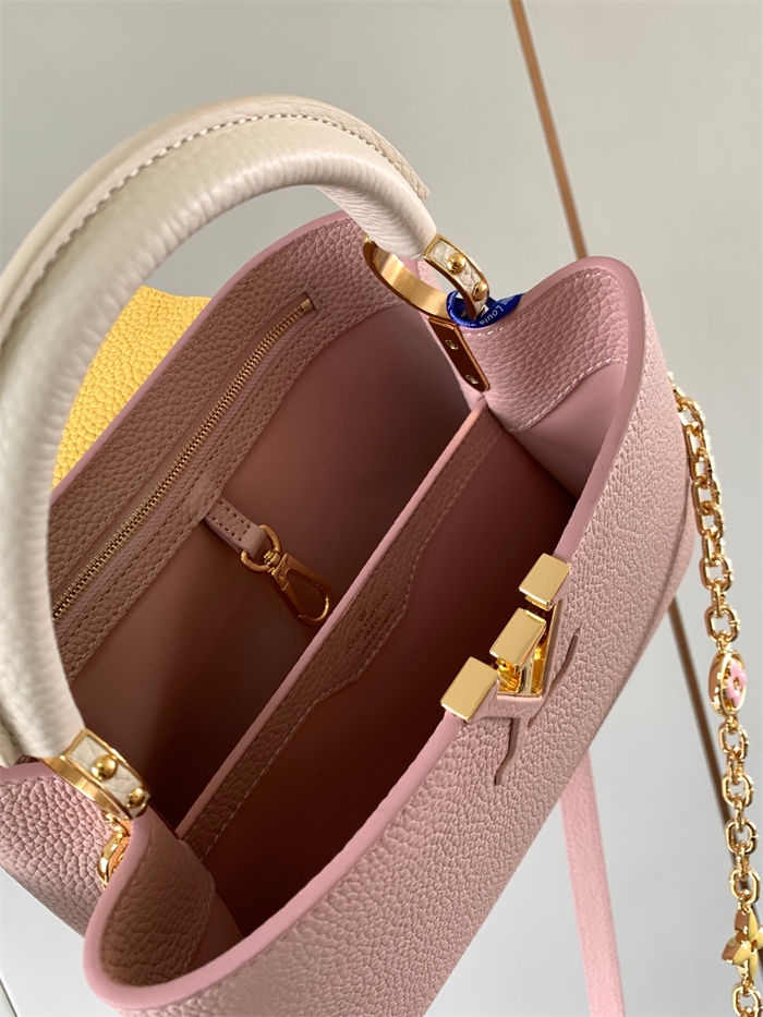 Louis Vuitton Capucines BB Bag Taurillon Leather M20844 Pink High