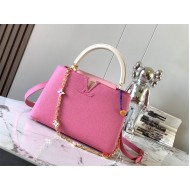 Louis Vuitton Capucines MM Bag Taurillon Leather M20708 Pink High