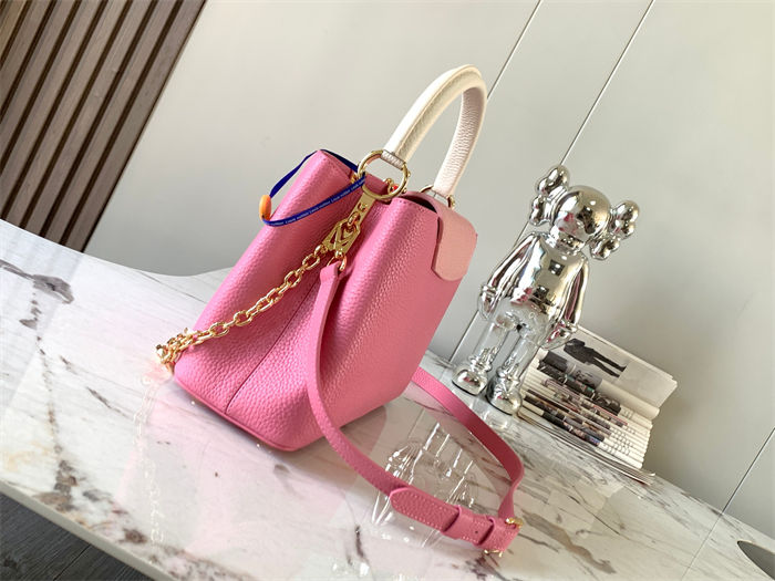 Louis Vuitton Capucines MM Bag Taurillon Leather M20708 Pink High