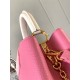 Louis Vuitton Capucines MM Bag Taurillon Leather M20708 Pink High