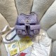 Chanel SMALL BACKPACK AS3787 Grained Shiny Calfskin & Gold-Tone Metal Purple A