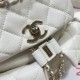 Chanel SMALL BACKPACK AS3787 Calfskin & Gold-Tone Metal White A