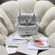 Chanel Duma Backpack 3618 Calfskin Gold-Tone Metal White A