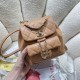 Chanel Duma Backpack 2908 Calfskin Gold-Tone Metal Caramel A