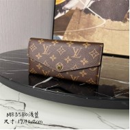 Louis Vuitton SARAH WALLET Monogram coated canvas M83580 Blue High