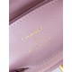 Chanel CLUTCH WITH CHAIN AP3435 Shiny Aged Calfskin & Gold-Tone Metal Peach High